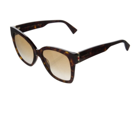 Gucci Brown Tortoise Sunglasses - Picture 2 of 5